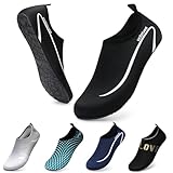 WateLves Wasserschuhe Badeschuhe Damen Herren Aquaschuhe Strandschuhe Schnell Trocknend Slip on...