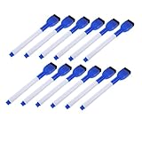 Operitacx 12 Stück Löschbare Whiteboard Marker Wasserbasierte Filzstifte mit Feiner Spitze und...