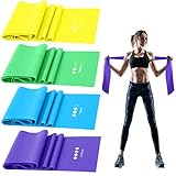 Fitnessbänder Set, GIEMIT Sport Band Fitness Trainingsband Latexfrei für Yoga, Pilates,...