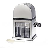 KATSU Manueller Eiszerkleinerer Ice Crusher mit Eiswürfelschale und Schaufel für Cocktails und...
