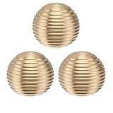 Toddmomy Massiver Messingknauf Rund Schubladenknauf Möbelgriff Vintage Stil Möbelknöpfe für...