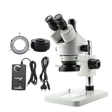 Mikroskop größerer Vergrößerungsbereich Trinokularmikroskop Trinokulares Stereomikroskop...