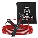 Beast Gear Springseil Erwachsene Fitness Jump Rope 'Profi' - Indoor-/Outdoor-Sprungseil für...