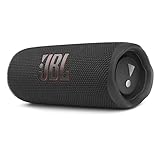 JBL Flip 6 Bluetooth Box in Schwarz – Wasserdichter, tragbarer Lautsprecher mit...
