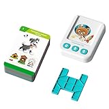 Wegiwuca Doppelseitiges Russisch/Englisch Lernspielzeug: Sprechende Karten Fördern Kognitive...