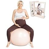 BABYGO® Gymnastikball Schwangerschaft Sitzball Büro Schwanger Yoga Pezziball | inklusive...