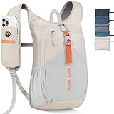 BECOJADDE 15L Wanderrucksack Herren Kleiner Rucksack Damen Leichter Daypack Tagesrucksack Faltbarer...