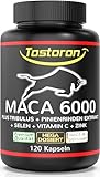 Tostoron MACA 6000 extra stark + HOCHDOSIERT - mit Zink, zum Erhalt eines normalen...