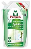 Frosch Spiritus Glas Reiniger, Glasreiniger - perfekter, streifenfreien Glanz - für Haushalt,...