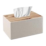 Kioiner Taschentuchbox, Kosmetiktücherbox, PU-Leder Moderner Taschentuchbox, für Badezimmer...