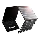 ELECAENTA 30W ETFE Faltbar Solar Ladegerät 3-Port USB PD18W QC3.0 Type-C Solar Panel...