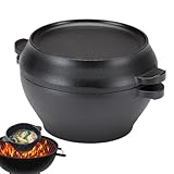Serviertopf für Dutch Oven - Dutch Oven Gusseisen Topf klein Schmelztopf | Dutch Oven mit...