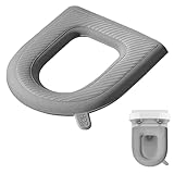 Toilettensitzkissen – Wasserdichter Badezimmerkomfort | Weich Gepolsterter Bezug, 43 X 39 Cm/16,93...