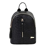 Yaoliucp Women Fashion Rucksack Soft Pu Leder Rucksack Schulbag Casual Daypack für Frauen und...