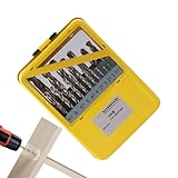 Sucritude Bohrer Set Für Metall - Hochfeste Einsätze Schraubendreher Werkzeug,Tragbare...