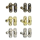 TOVINANNA 30 Stück Rostfreie Eisen Truhenriegel Federriegel Kistenverschluss für Holzkisten...