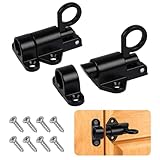 2 Stück Türriegel Automatische, Riegelschloss, Federriegel Schlossriegel, Schlossriegel mit...