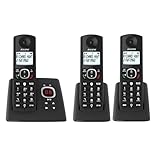 ALCATEL F530 Voice Trio - Schnurloses Festnetztelefon DECT mit Anrufbeantworter - Großes...