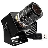 Svpro 1080P USB-Kamera Starlight Low Light Webcam mit Zoomobjektiv 3,6-10 mm, Manuelle Fokussierung,...