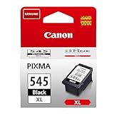 Canon Tinte - PG-545XL Original Drucker Tintenpatrone Schwarz mit hoher Reichweite - Druckt bis zu...