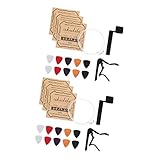 MILISTEN 2 Sets Farbpflegezubehör Gitarre Bass Sopran Zubehör Werkzeug Für Ukulele Plektren...