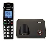 Switel D7000 Vita+ DECT, mobiles DECT Senioren-Telefon mit großen beleuchteten Tasten und Display,...