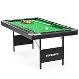 Buckshot Billardtisch 6ft - 193x109x81cm Atlanta- Tischbillard klappbar mit Zubehör - 6 Fuß Pool...