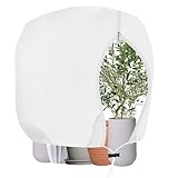 THAKOI Pflanzenschutz Winter, 85g/m² Winterschutz für Pflanzen Draußen Frostschutz, Atmungsaktiv...