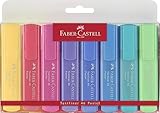 Faber-Castell 154609 - Textmarker Textliner 46, Pastell 8er Etui, 1 Stück