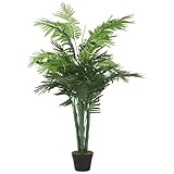 CIADAZ Palme Künstlich 28 Blätter 120 cm Grün, Künstliche Pflanzen Deko, Kunstpflanzen Wie Echt,...