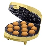 Bestron Waffeleisen für Cake-Pop's im Retro Design, Cake-Pop-Maker inkl. Cake-Pop-Butler, Gabel &...