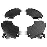 Fousenuk Pflanzenroller Einstellbare 40-58.5 cm, Rollbrett Pflanzen Tragkraft 250kg, Blumenroller...