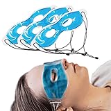 IEA Medical Augenmaske kühlend 3 Stück | Kühlmaske für Kopfschmerzen, Migräne und geschwollene...