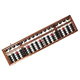 NCSNC-55 17 Ziffern hölzerner Standard Abacus chinesischer Rechner zählen Math Learning Tool...