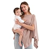 Momcozy Stilltuch zum Stillen, weicher Poncho für mehr Privatsphäre, vielseitig einsetzbarer...