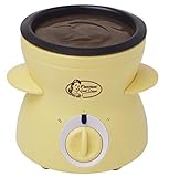 Bestron Schokoladen-Fondue für 2 Personen, Mini-Schokofondue-Set, inkl. 10xSpieße, 10xGabeln und...