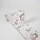 A.S. Création selbstklebende Bordüre - Papierbordüre mit kinderfreundlichen Motiven in Rosa, Grau...