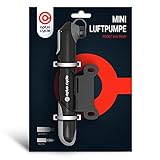 Optio Cycle Mini Fahrradpumpe 120 PSI (8,3 Bar) Luftpumpe Fahrrad | Alle Ventile | Kleine Tragbare...