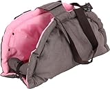 Flamingo Hundetasche - Tragetasche Xenos Taupe – 62x26x28cm – Polyester mit Faserfüllung –...