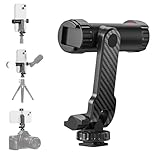 SLshiBo Handy Stativ Adapter Smartphone Stativ Adapter mit 2 Kaltschuh und 1/4' Gewinde, 360°...
