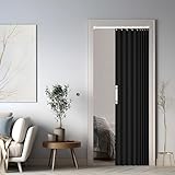 Magnetischer Türvorhang mit Verdunkelung, Faltbarer Raumteiler für Bad/Schlafzimmer/Wohnzimmer,...