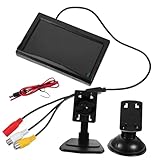 Ciieeo Tft LCD Farb Monitor für Auto Rückfahrkamera Videoeingänge Einstellbare Auflösung und...