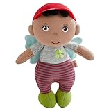 HABA Schutzengel Oskar – Kuscheliges Stoffpüppchen (15 cm), perfektes Willkommensgeschenk für...