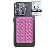 SQUIDPRO® - Silikon Saugnapf Handyhalterung, selbst-klebend, Kompatibel mit Allen gängigen iPhone-...