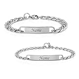 Armbander mit Gravur | Personalisiertes Armband für Paare | Armband mit Gravur | Pärchenarmband |...