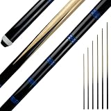 Winsport einteiliger Billard Queue ECO, robuster Pool Cue, 100 cm, 12mm Schraubleder Spitze,Kinder...