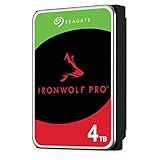 Seagate IronWolf Pro, 4 TB, NAS, interne Festplatte, CMR 3,5 Zoll SATA 6 GB/s, RAID-Speicher...