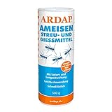 ARDAP Ameisen Streu- & Gießmittel 500g - Ameisengift draußen - bekämpfen Garten - Ameisenmittel,...