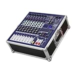 DJ-Mixer, DJ-Mixer, 8-Kanal-USB-Blueteeth-Mischpult, Hochleistungs-Audio-Bühnenausrüstung, 48 V...