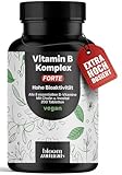 Vitamin B Komplex Hochdosiert – 200 Tabletten – Alle 8 Essentiellen B-Vitamine (B1, B2, B3, B5,...